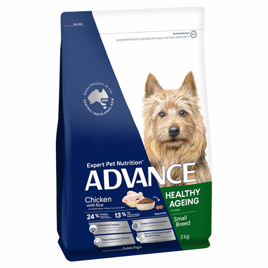 Advance Mature Toy & Small Breed Chicken & Turkey Dry Dog Food - PetPost Australia