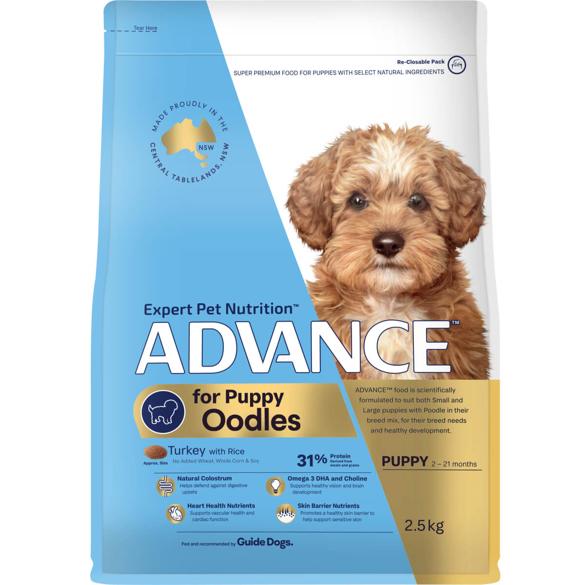 Advance Oodles Puppy Dry Dog Food - PetPost Australia