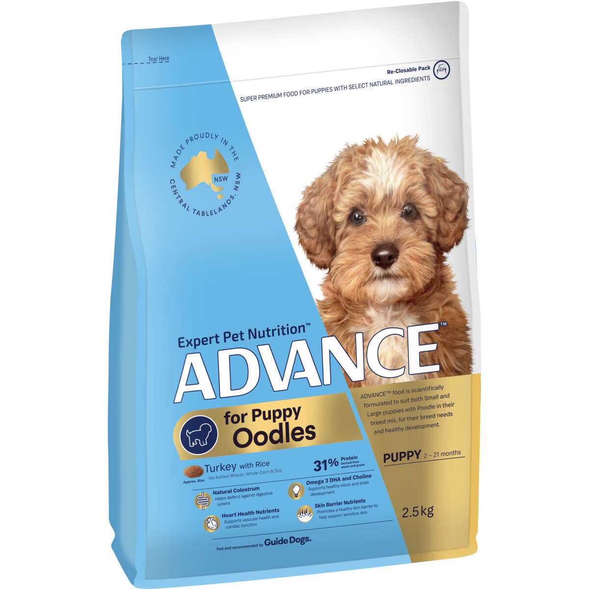 Advance Oodles Puppy Dry Dog Food - PetPost Australia