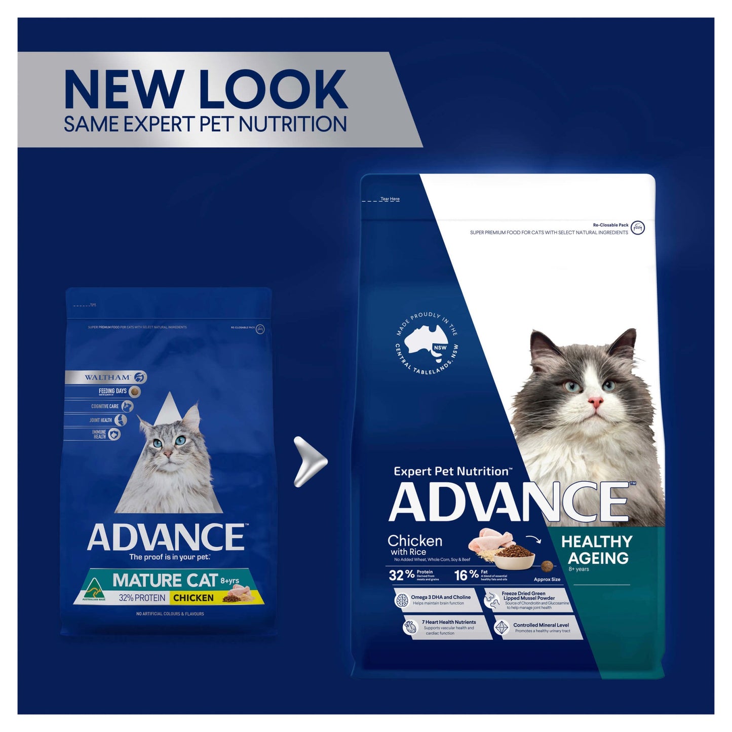 Advance Senior Chicken Dry Cat Food - PetPost Australia