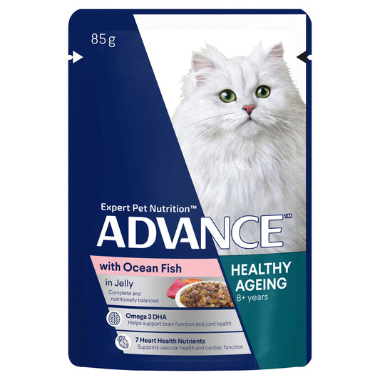 Advance Senior Ocean Fish In Jelly Wet Cat Food - PetPost Australia