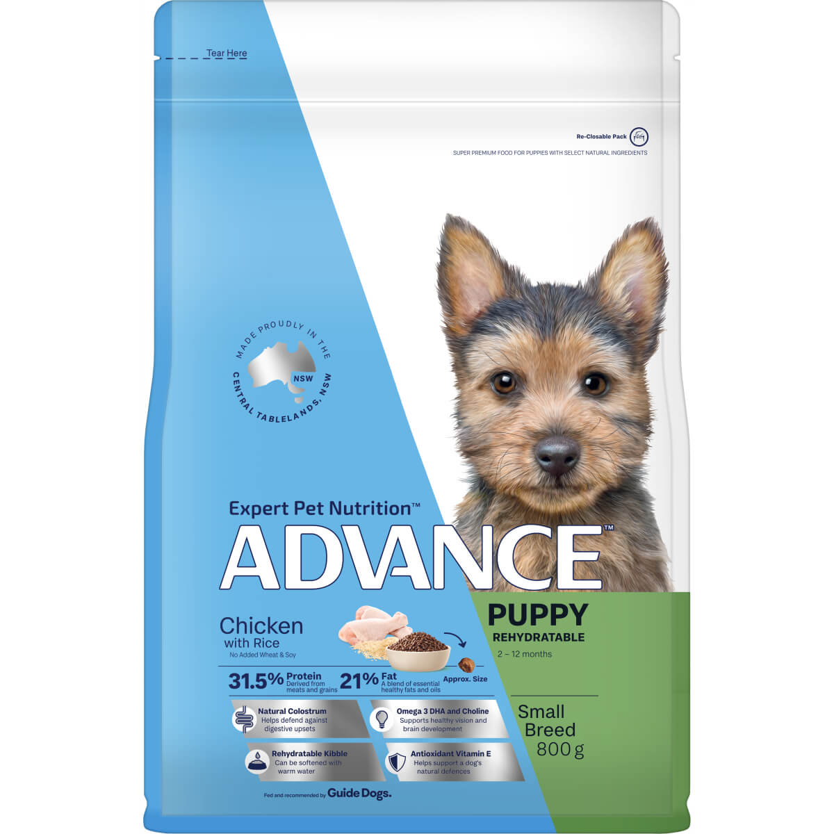 Advance Small Breed Puppy Dry Dog Food - PetPost Australia