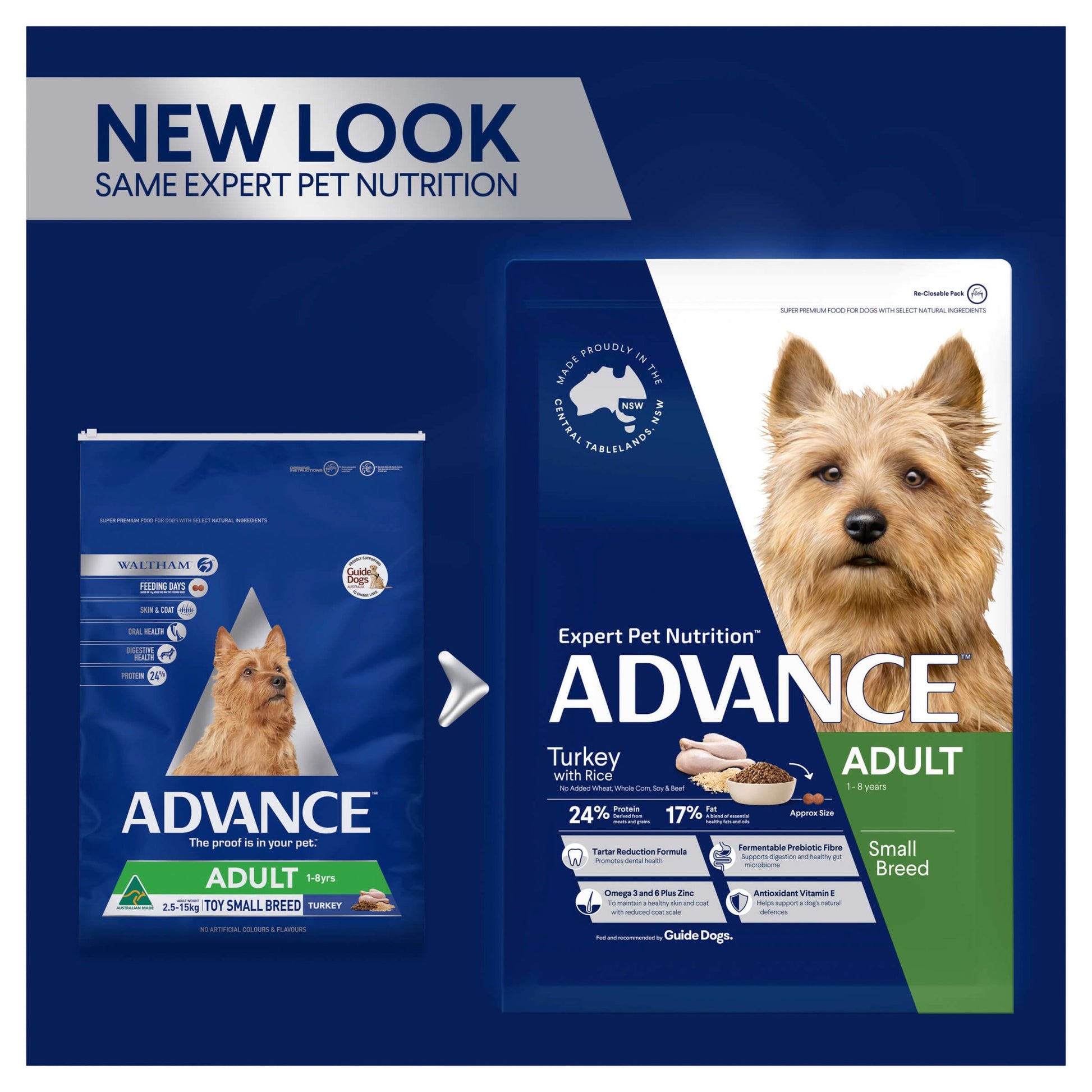 Advance Toy & Small Breed Adult Turkey Dry Dog Food - PetPost Australia