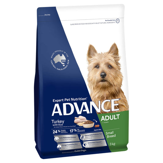 Advance Toy & Small Breed Adult Turkey Dry Dog Food - PetPost Australia
