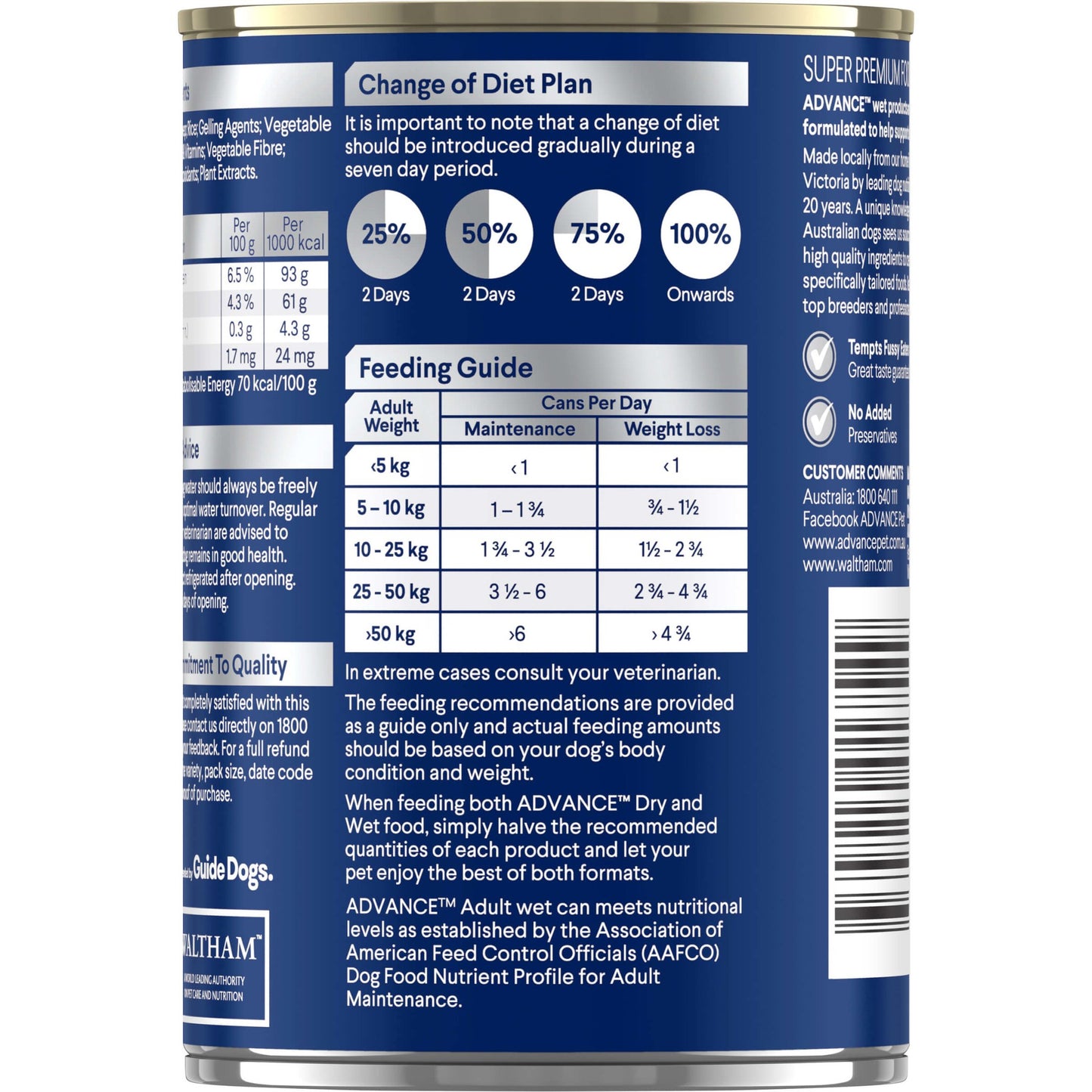 Advance Weight Control Adult Chicken Wet Dog Food - PetPost Australia