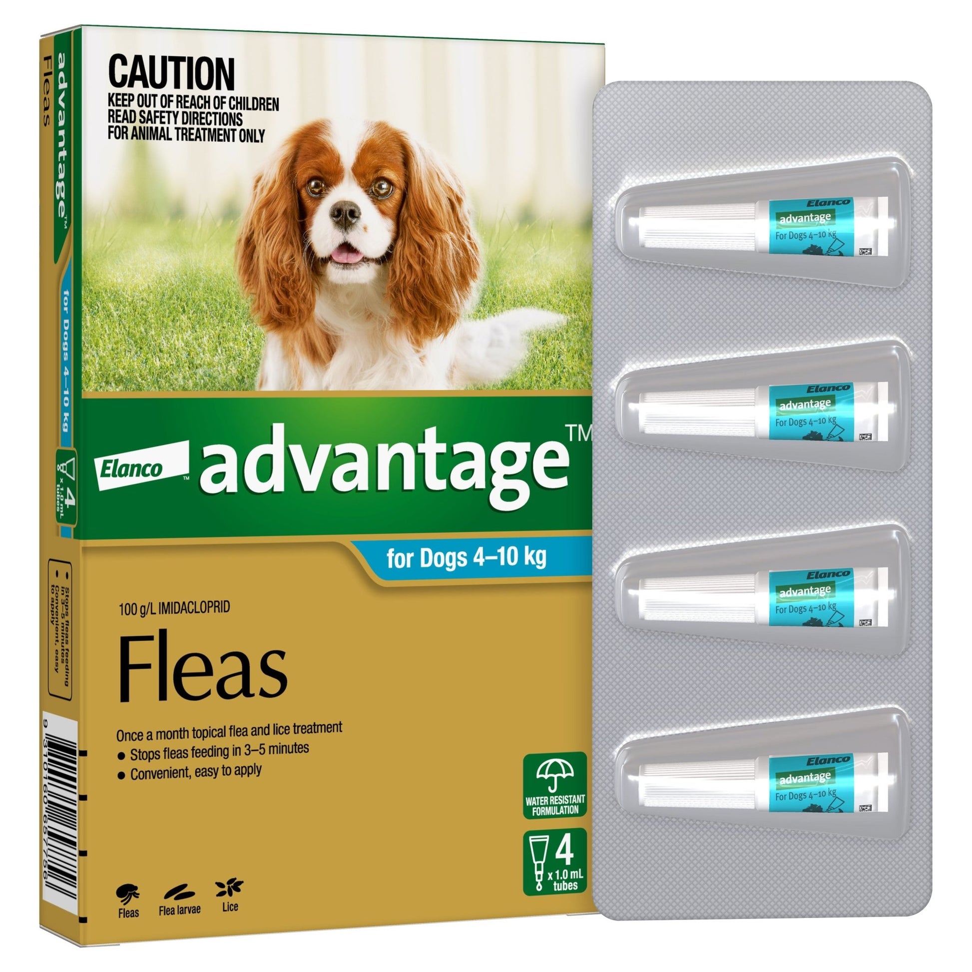 Advantage Flea Treatment 4-10kg Dog - PetPost Australia
