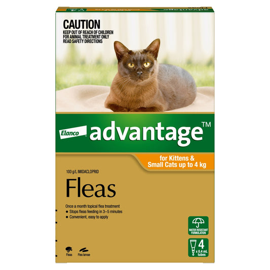 Advantage Flea Treatment <4kg Cat - PetPost Australia