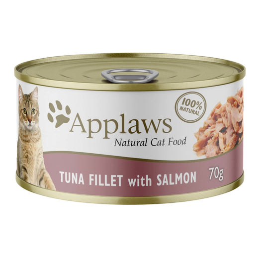 Applaws Can Tuna & Salmon Wet Cat Food Can 70g - PetPost Australia