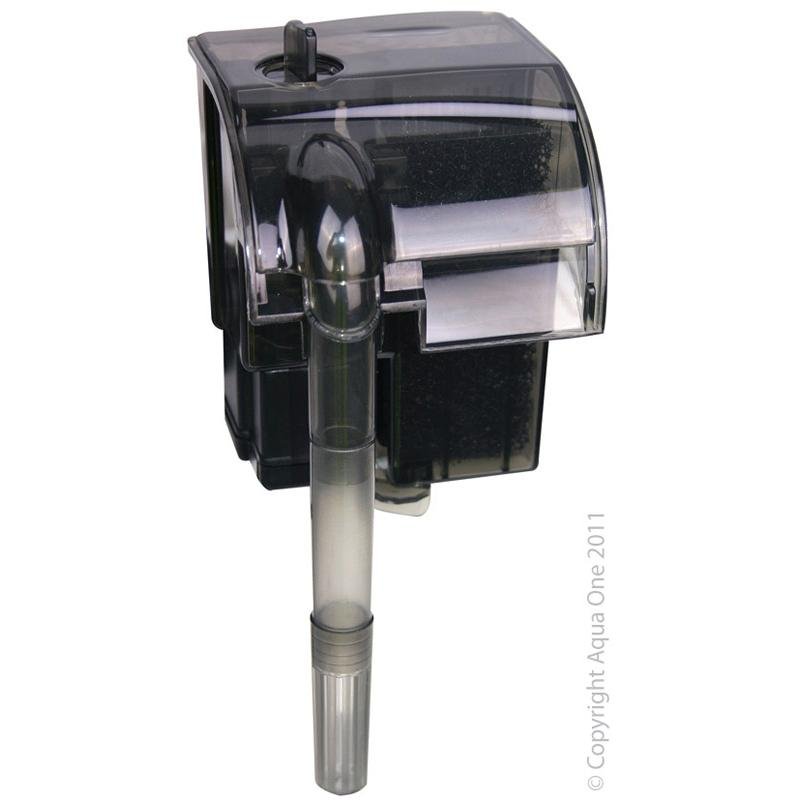 Aqua One Clear View Hang on Aquarium Filter H100 (Aquariums up to 40L) - PetPost Australia
