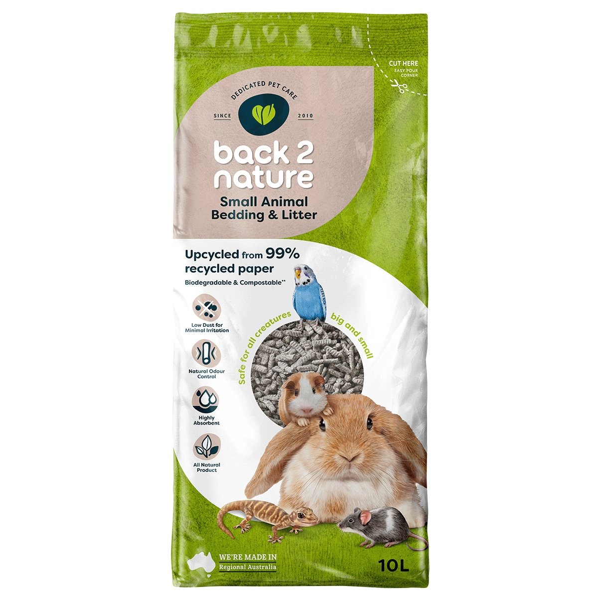 Back 2 Nature Small Animal Bedding and Litter - PetPost Australia