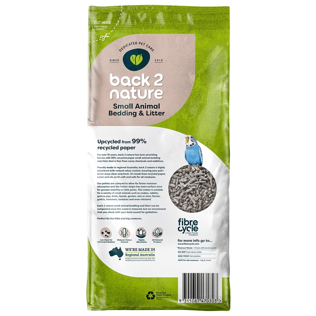 Back 2 Nature Small Animal Bedding and Litter - PetPost Australia