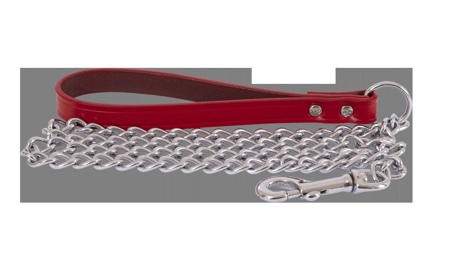 BEAU Pets Chain Lead Leather Handle 3.00mmx120cm - PetPost Australia