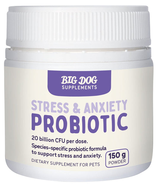 Big Dog Stress & Anxiety Probiotic 150g - PetPost Australia