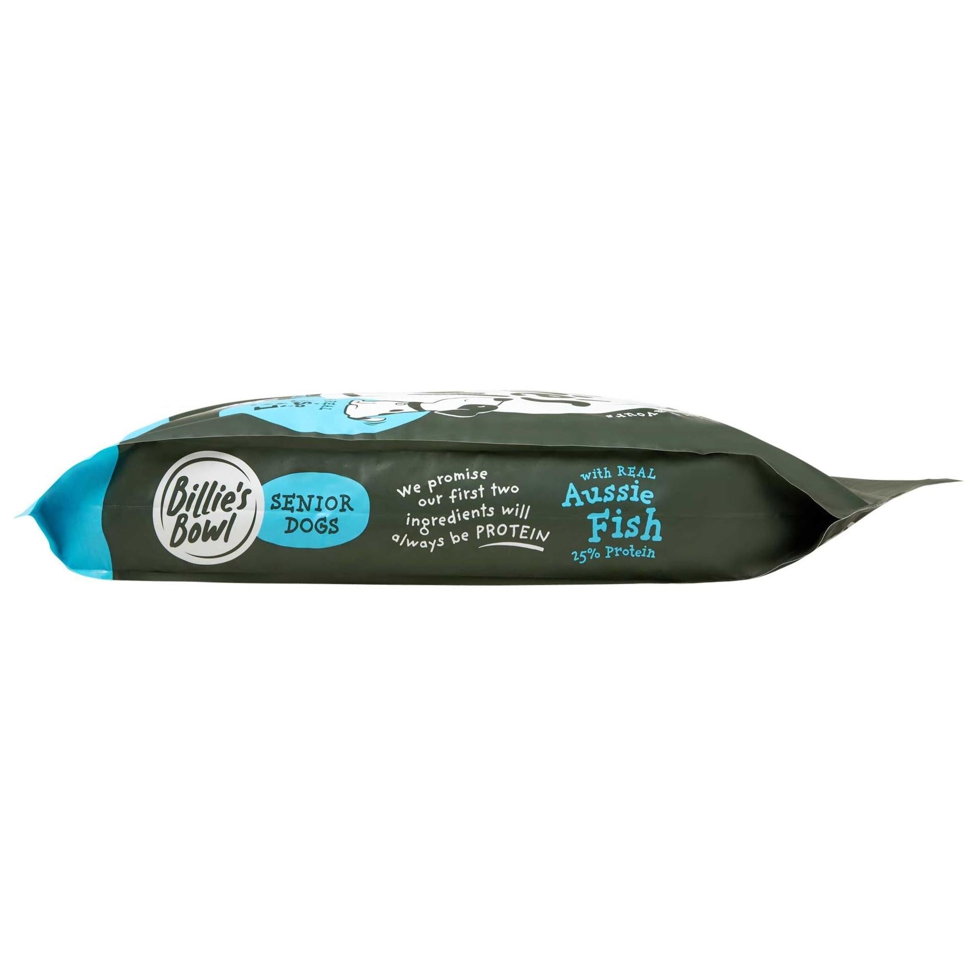 Billie's Bowl Senior with Real Aussie Fish Dry Dog Food 10kg - PetPost Australia