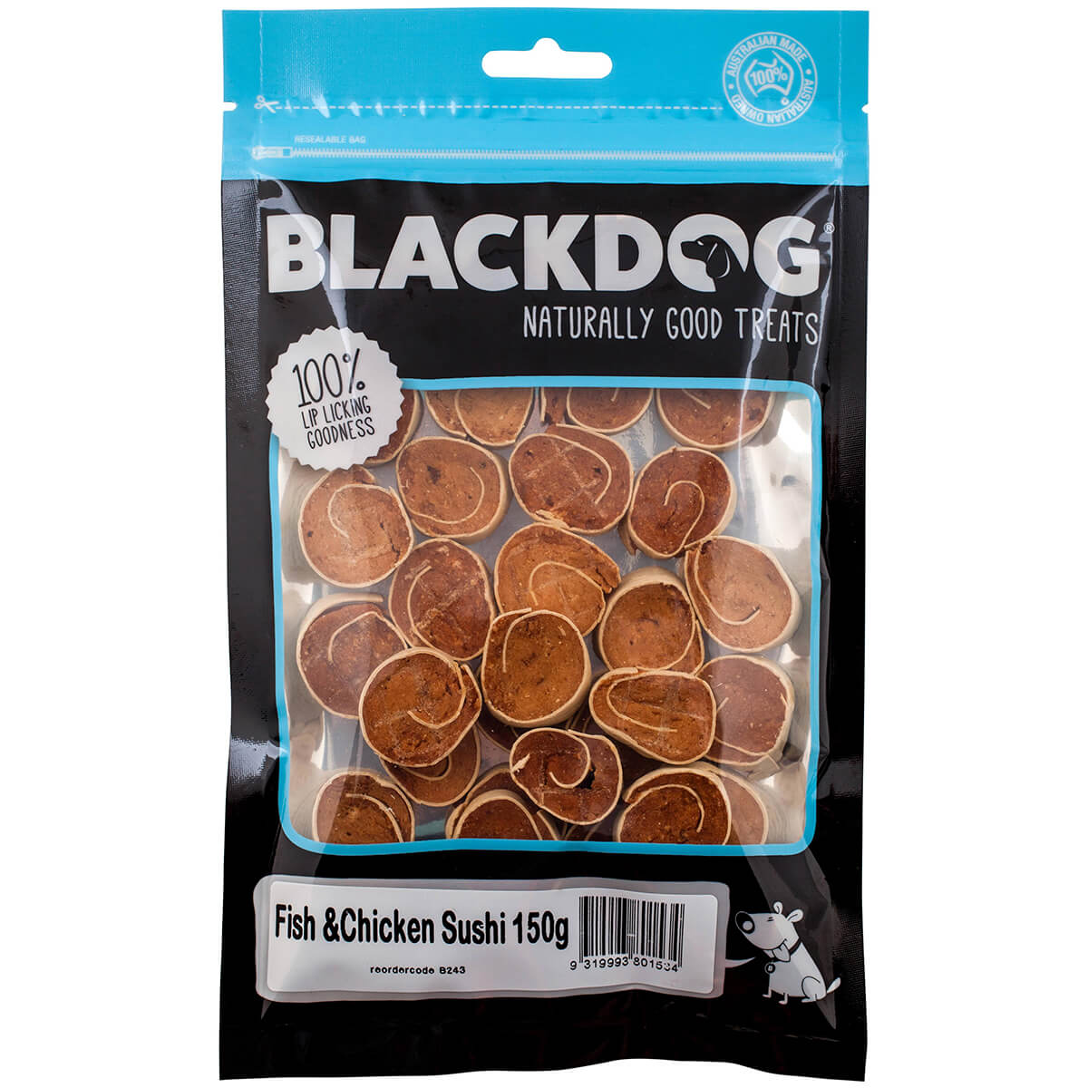 Black Dog Fish & Chicken Sushi Dog Treats - PetPost Australia