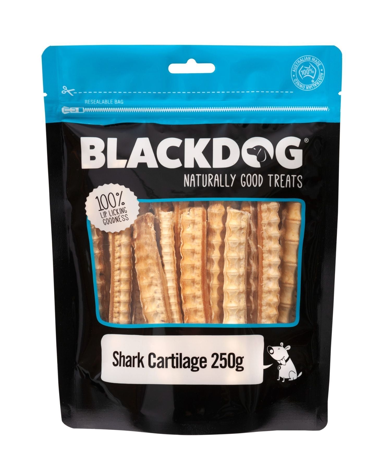 Black Dog Shark Cartilage Dog Treats - PetPost Australia