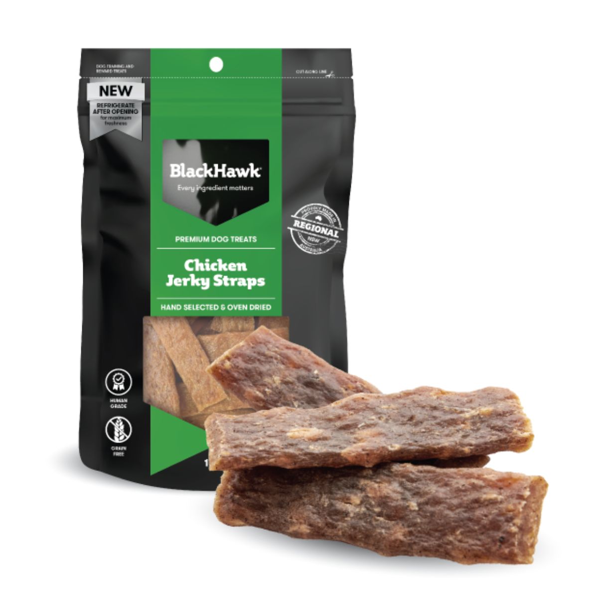 Black Hawk Chicken Jerky Straps Dog Treats - PetPost Australia