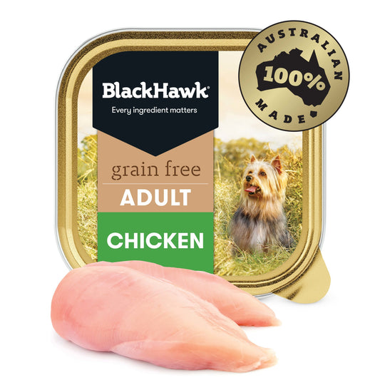 Black Hawk Grain Free Adult Chicken Wet Dog Food - PetPost Australia