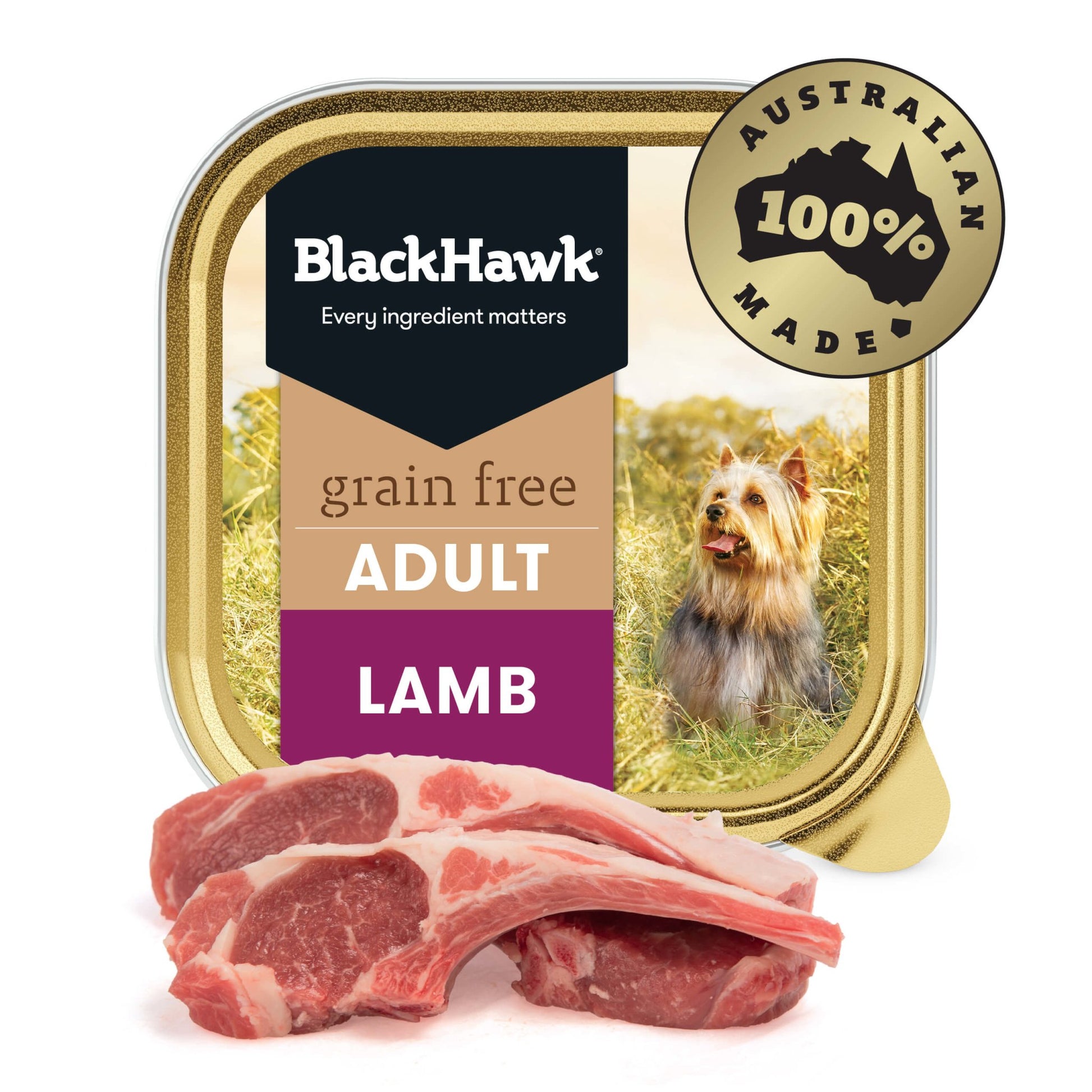 Black Hawk Grain Free Adult Lamb Wet Dog Food - PetPost Australia