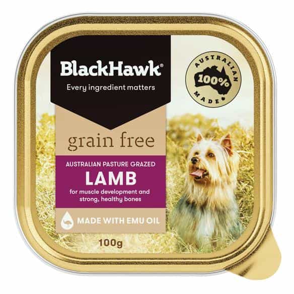 Black Hawk Grain Free Adult Lamb Wet Dog Food - PetPost Australia
