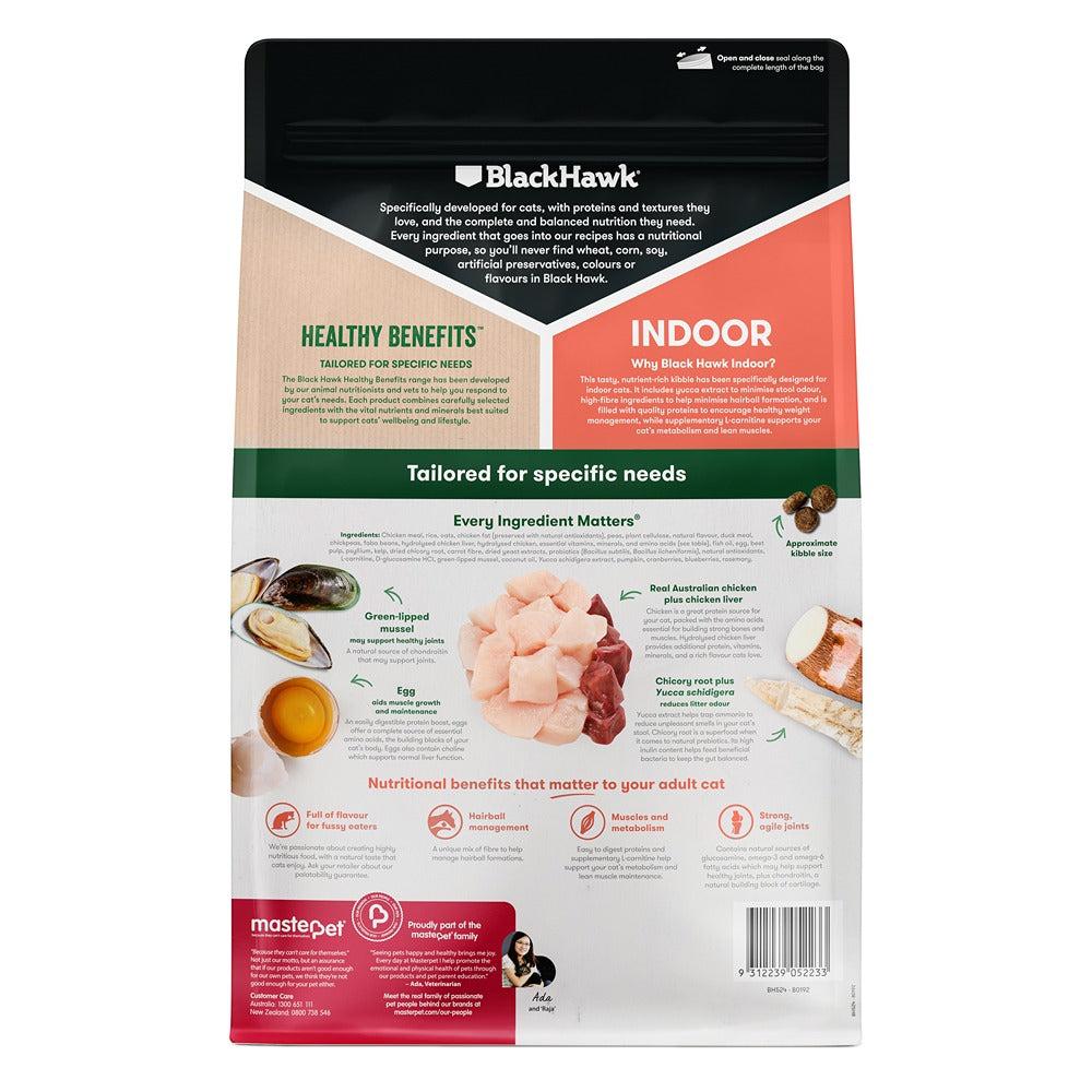 Black Hawk Healthy Benefits Indoor Chicken Cat Food - PetPost Australia