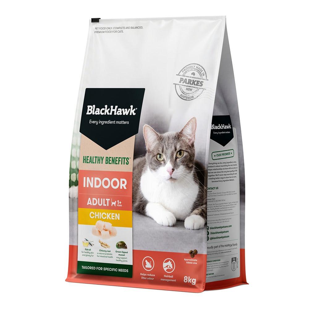Black Hawk Healthy Benefits Indoor Chicken Cat Food - PetPost Australia