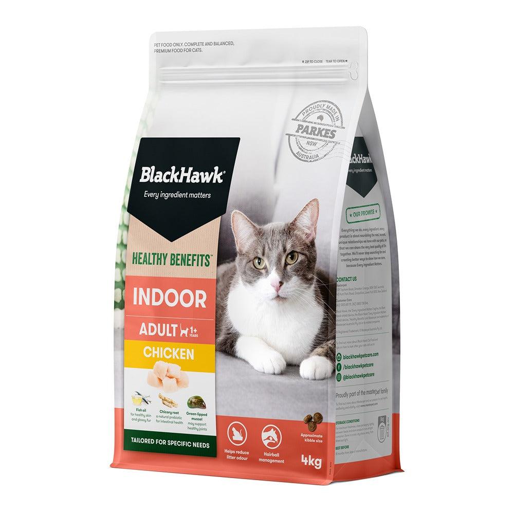 Black Hawk Healthy Benefits Indoor Chicken Cat Food - PetPost Australia