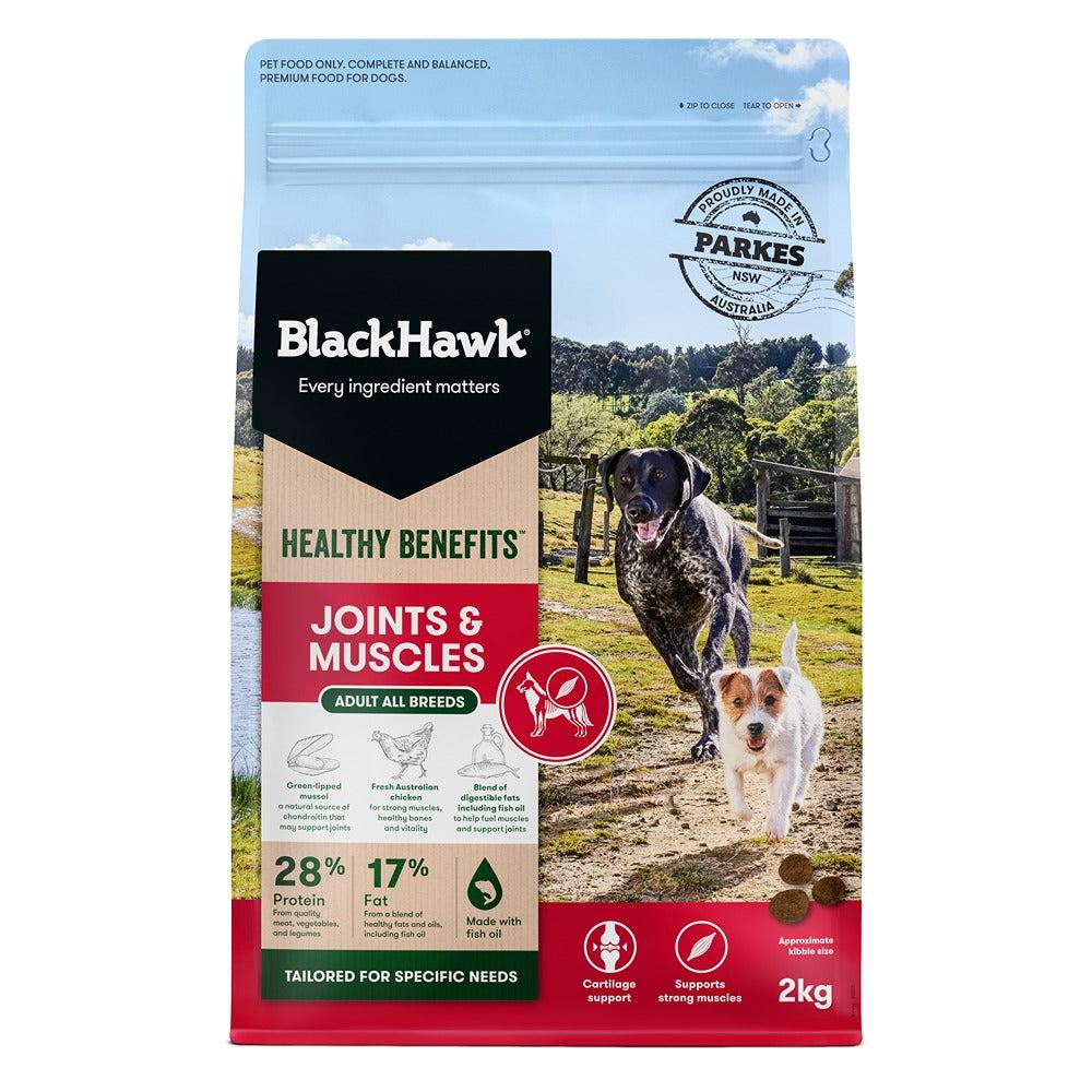 Black Hawk Healthy Benefits Joints Muscles Dog Food - PetPost Australia