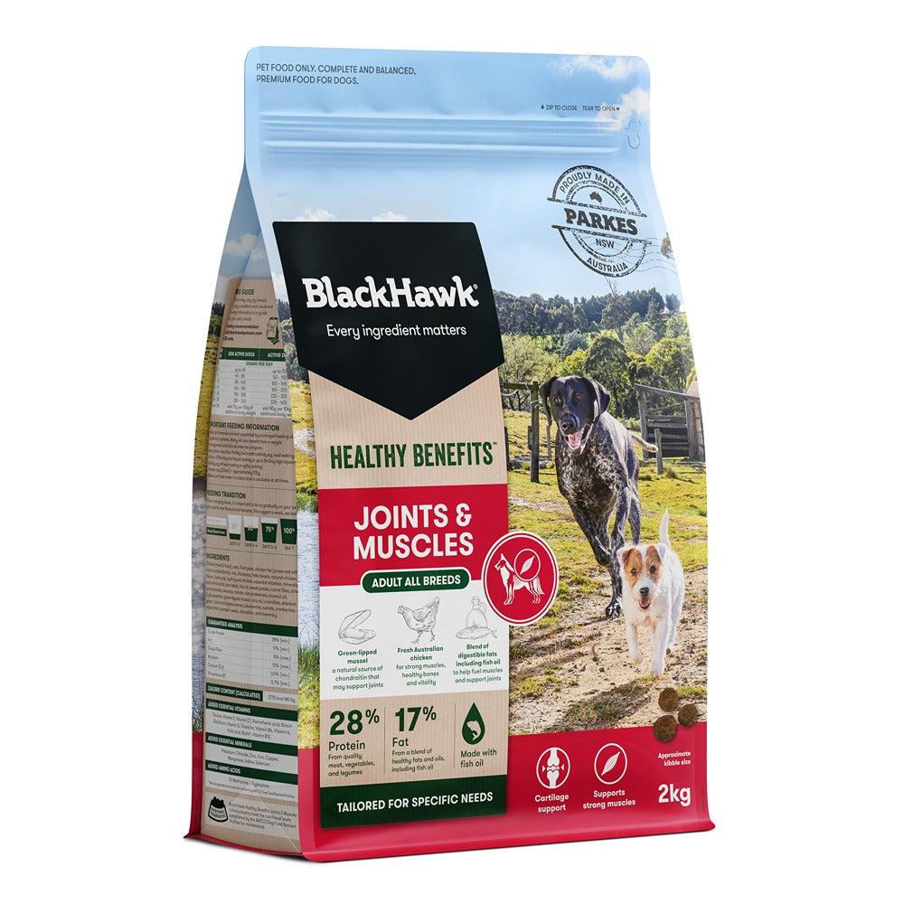 Black Hawk Healthy Benefits Joints Muscles Dog Food - PetPost Australia