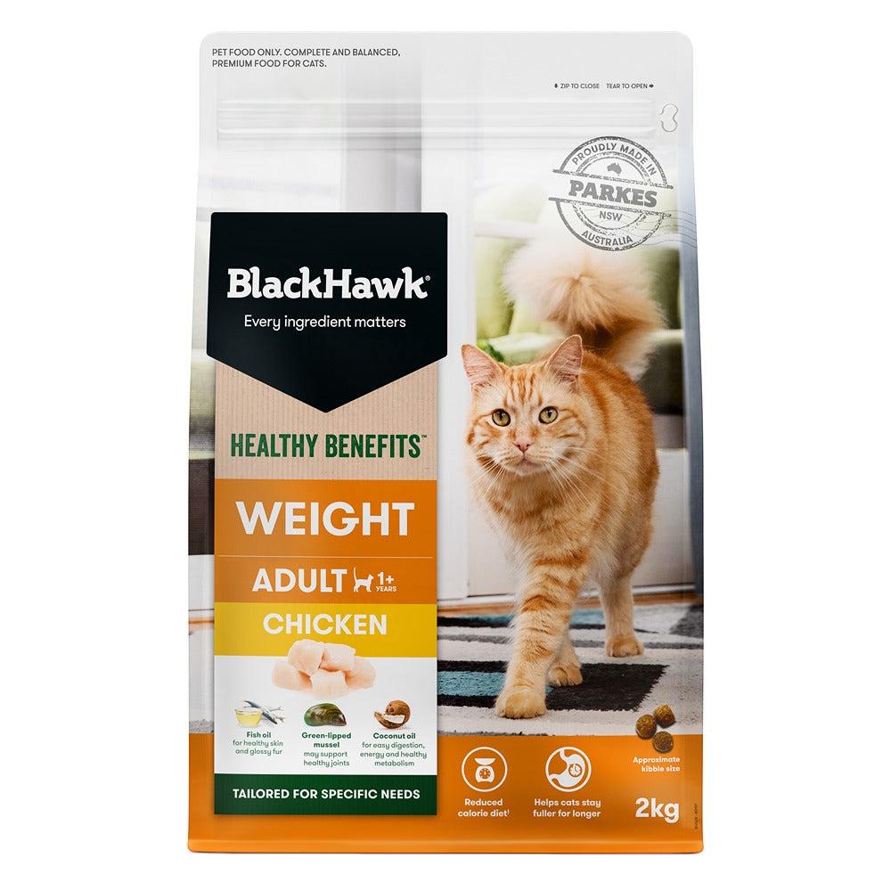Black Hawk Healthy Benefits Weight Management Chicken Cat Food - PetPost Australia