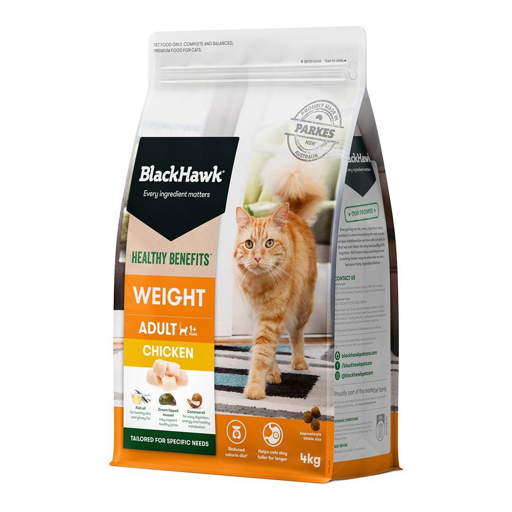 Black Hawk Healthy Benefits Weight Management Chicken Cat Food - PetPost Australia