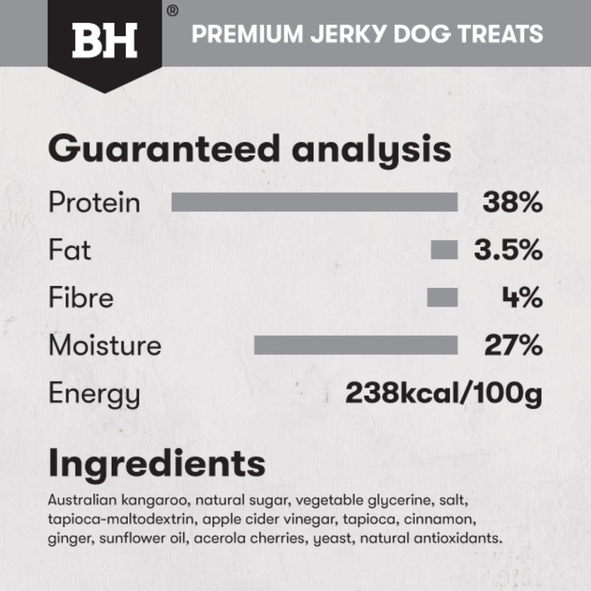 Black Hawk Kangaroo Jerky Straps Dog Treats - PetPost Australia