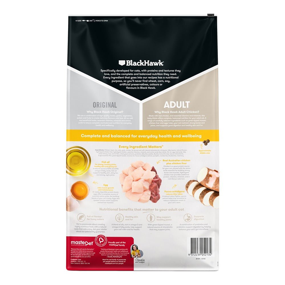 Black Hawk Original Chicken Cat Food - PetPost Australia