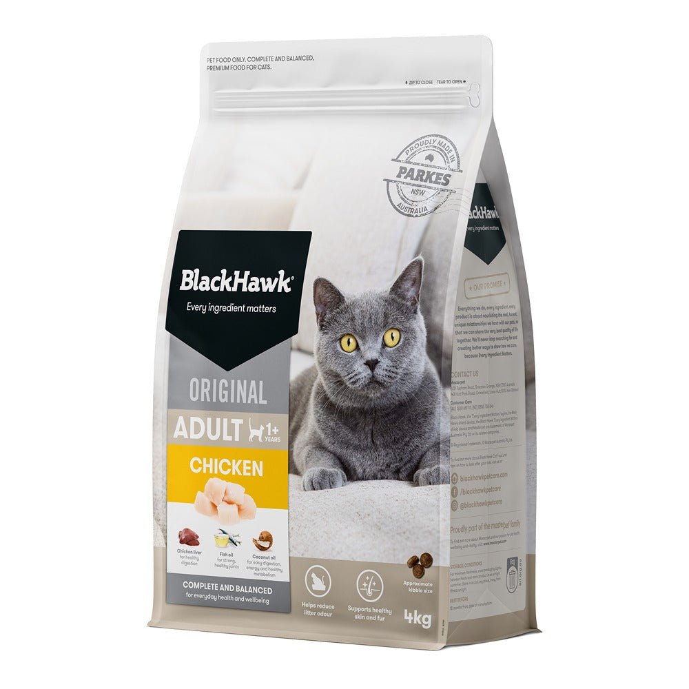 Black Hawk Original Chicken Cat Food - PetPost Australia