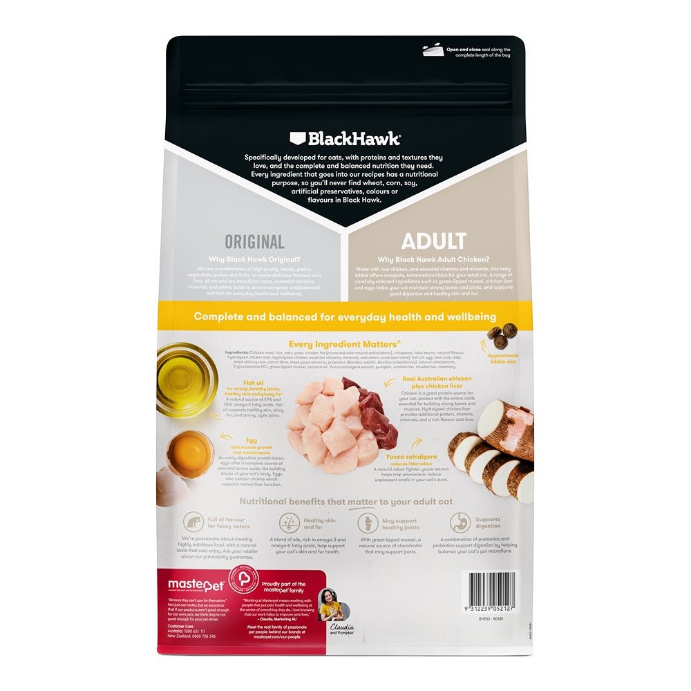 Black Hawk Original Chicken Cat Food - PetPost Australia