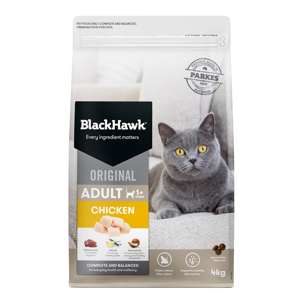 Black Hawk Original Chicken Cat Food - PetPost Australia