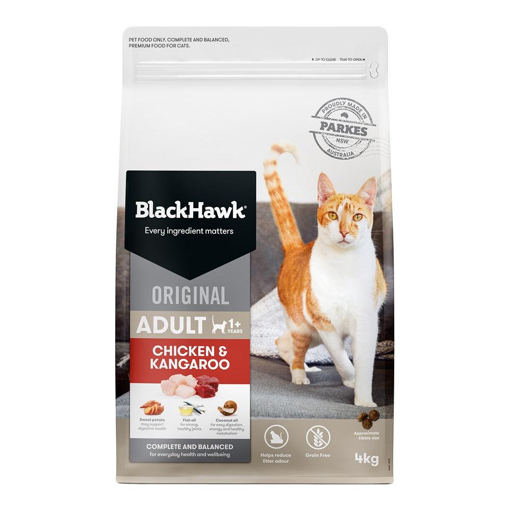 Black Hawk Original Chicken Kangaroo Cat Food - PetPost Australia