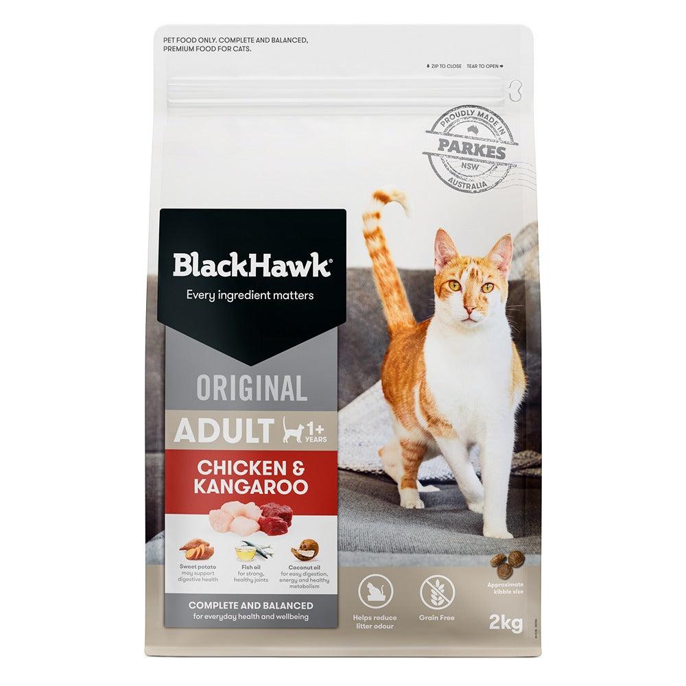 Black Hawk Original Chicken Kangaroo Cat Food - PetPost Australia