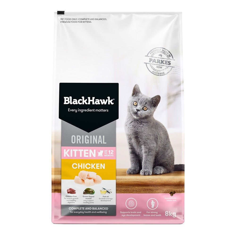 Black Hawk Original Chicken Kitten Food - PetPost Australia