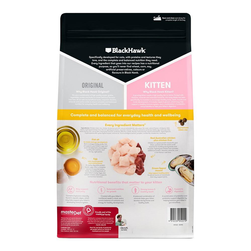 Black Hawk Original Chicken Kitten Food - PetPost Australia