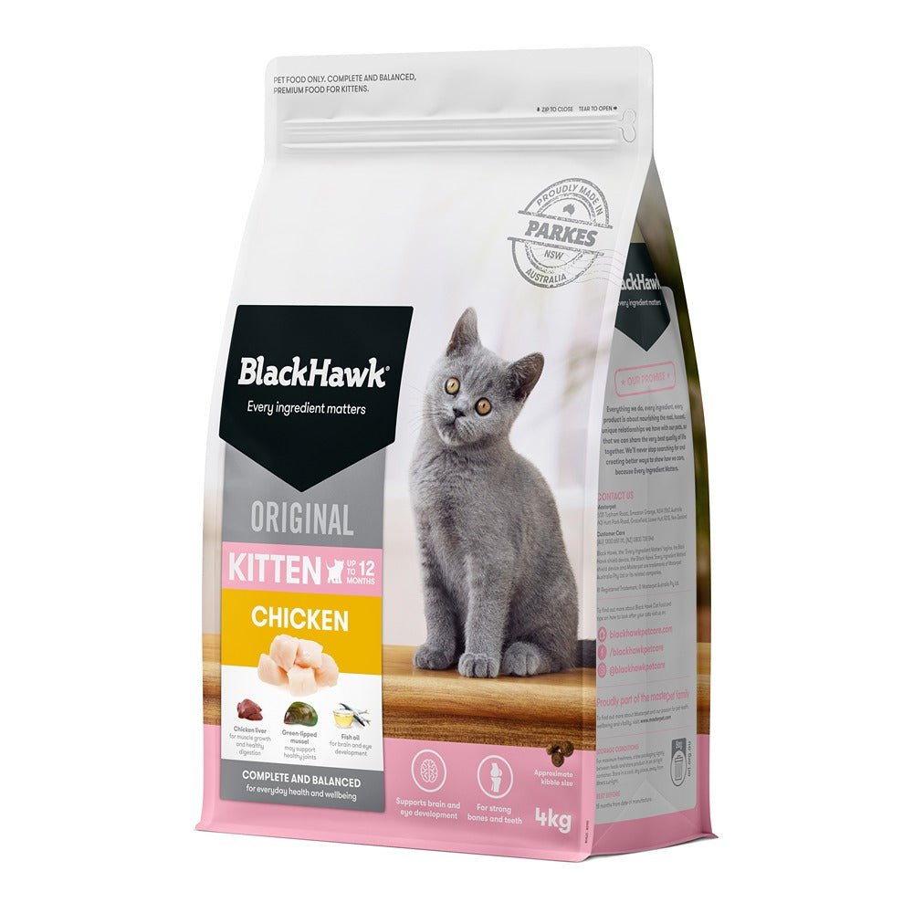 Black Hawk Original Chicken Kitten Food - PetPost Australia