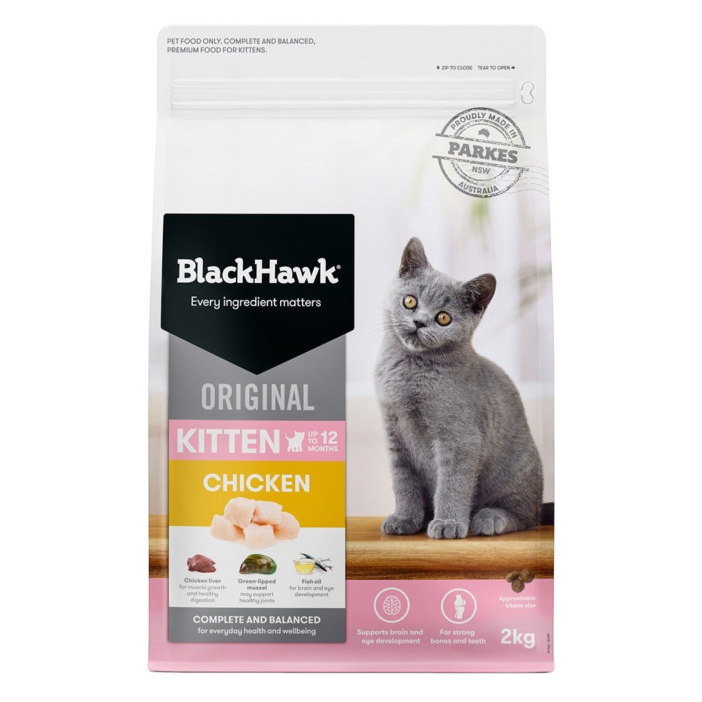Black Hawk Original Chicken Kitten Food - PetPost Australia