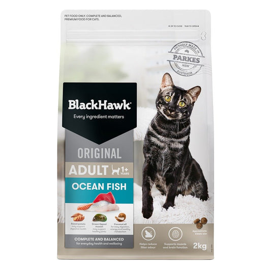 Black Hawk Original Ocean Fish Cat Food - PetPost Australia