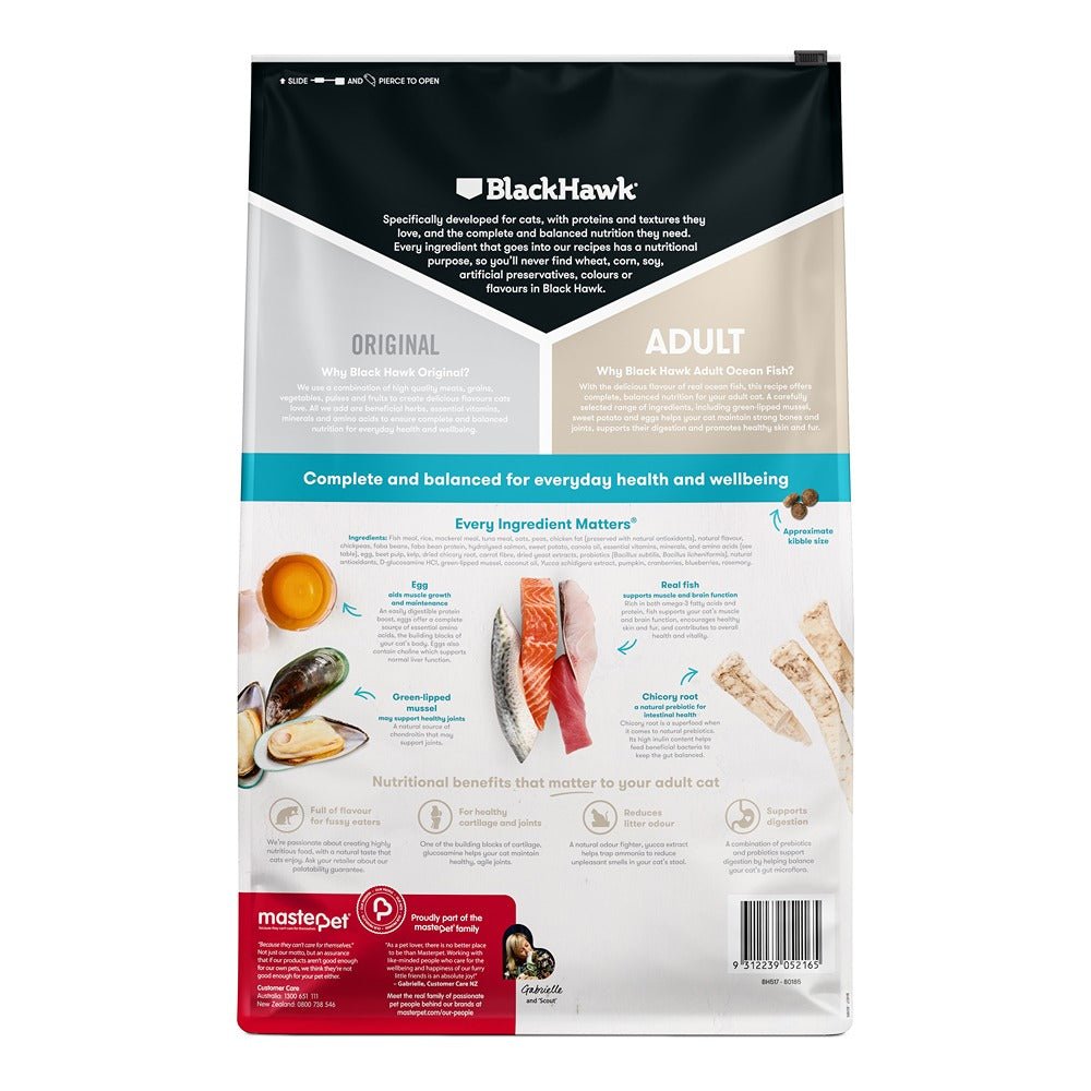 Black Hawk Original Ocean Fish Cat Food - PetPost Australia