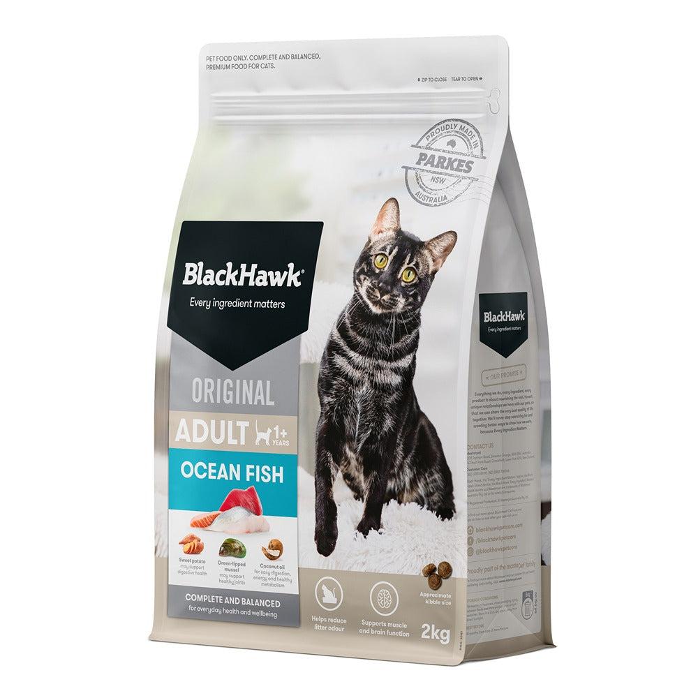 Black Hawk Original Ocean Fish Cat Food - PetPost Australia
