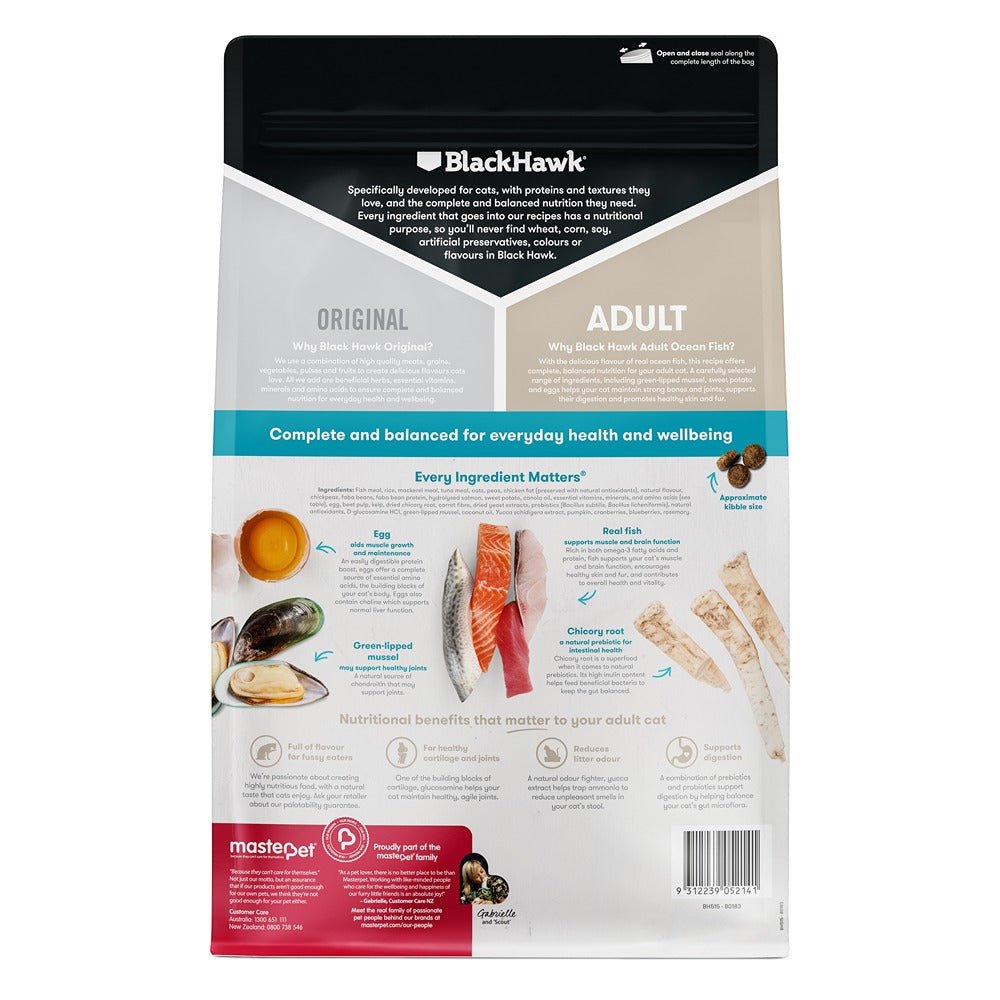 Black Hawk Original Ocean Fish Cat Food - PetPost Australia