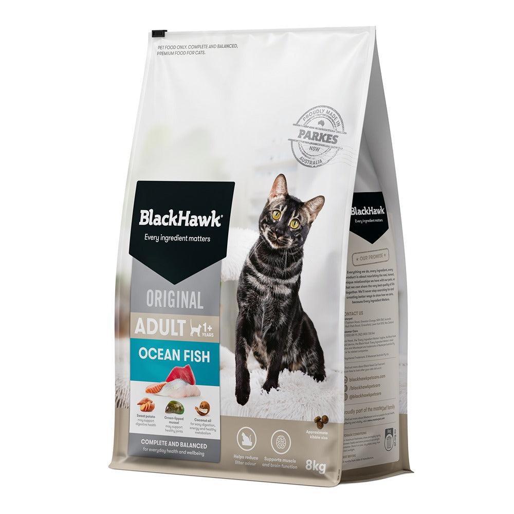Black Hawk Original Ocean Fish Cat Food - PetPost Australia