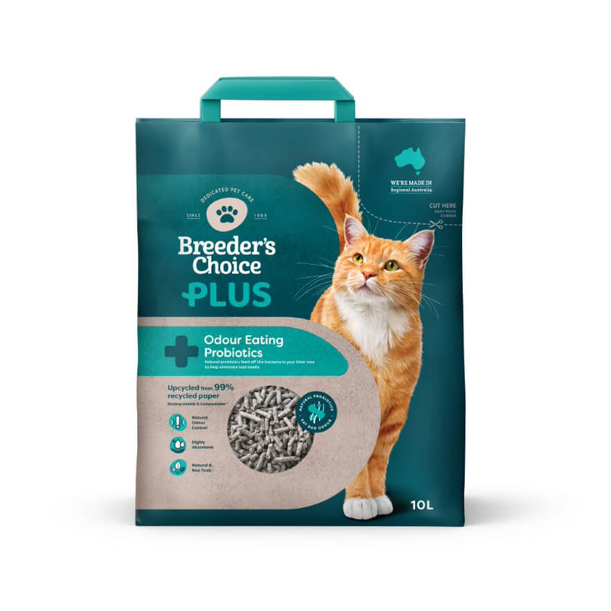 Breeders Choice Plus Probiotic Cat Litter - PetPost Australia