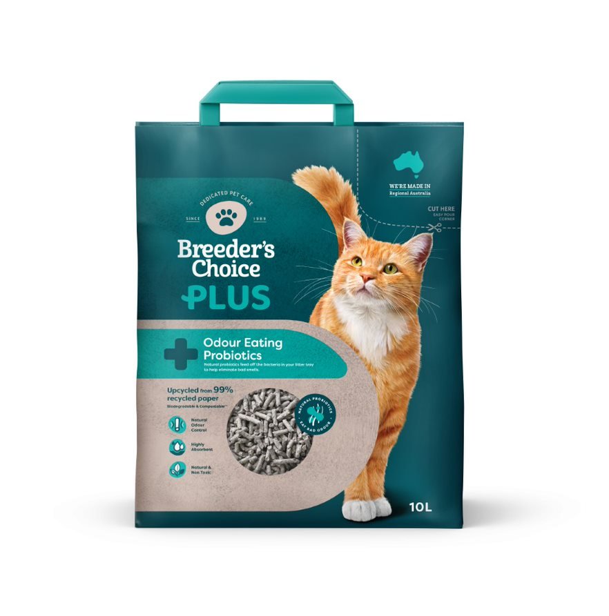 Breeders Choice Plus Probiotic Cat Litter - PetPost Australia