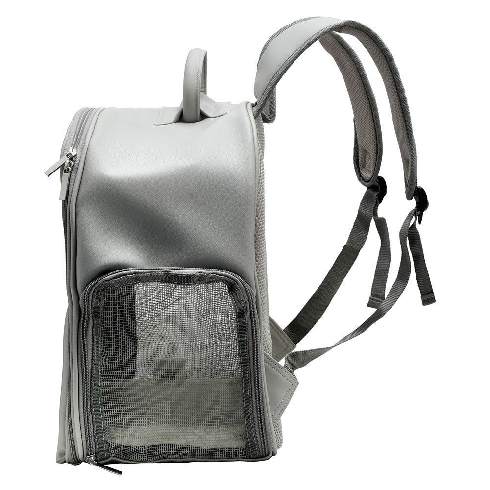 Buddy & Belle Cat Backpack Grey - PetPost Australia